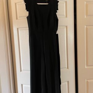J. Crew Classic Black Sleeveless Jumpsuit